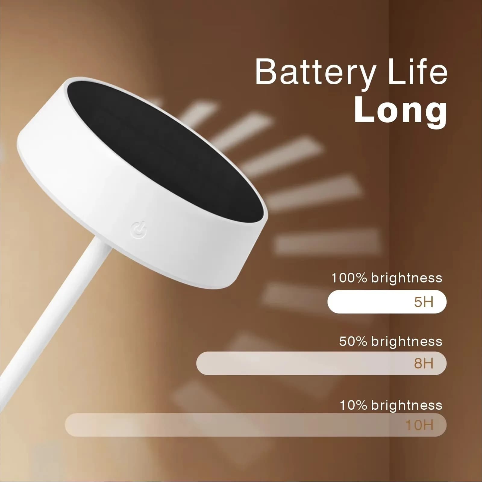 Lampe de table solaire, double charge USB, 3 couleurs
