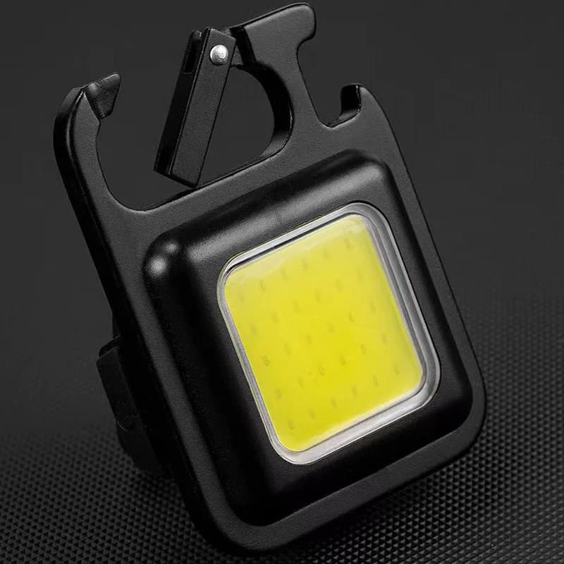 Mini lampe de travail LED COB porte-clés, rechargeable Type-C