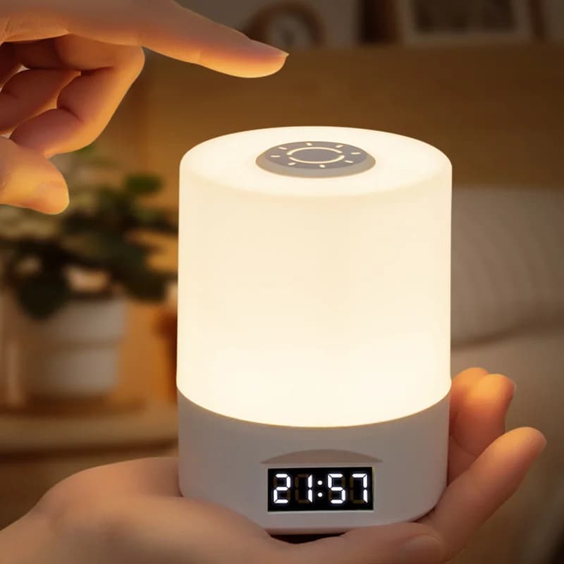 Lampe de bureau tactile à variateur continu rechargeable USB