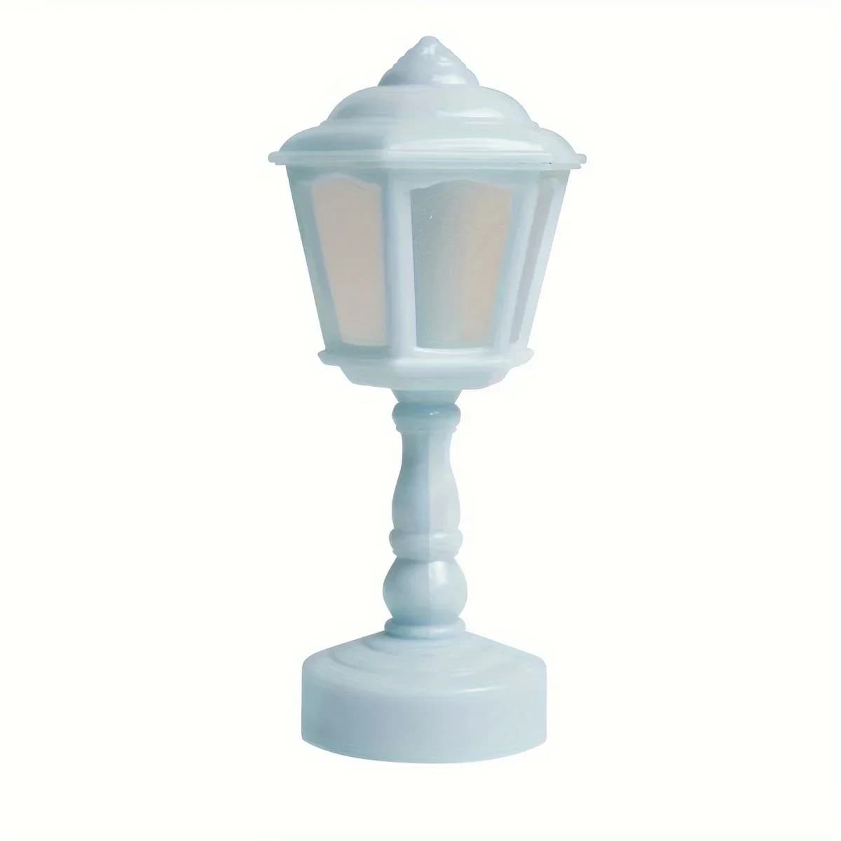 Veilleuse mini style lanterne avec abat-jour pétales
